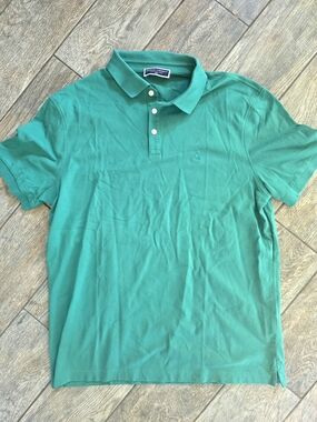 Charles Tyrwhitt  Men’s Green Cotton Polo Shirt Large